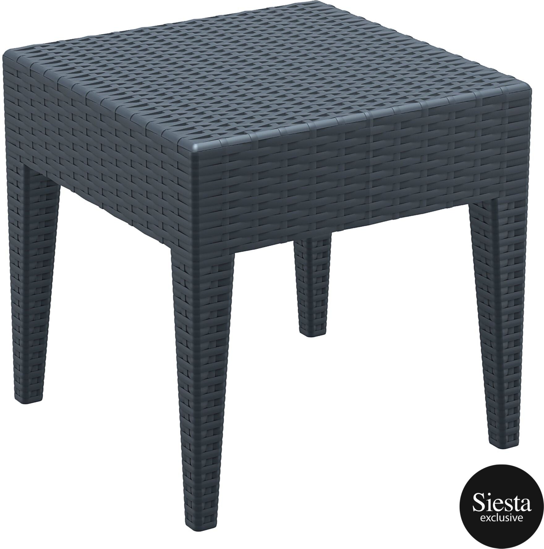 Resin Rattan Sun Lounger with Cushions 3 Piece Package with Tequila Side Table