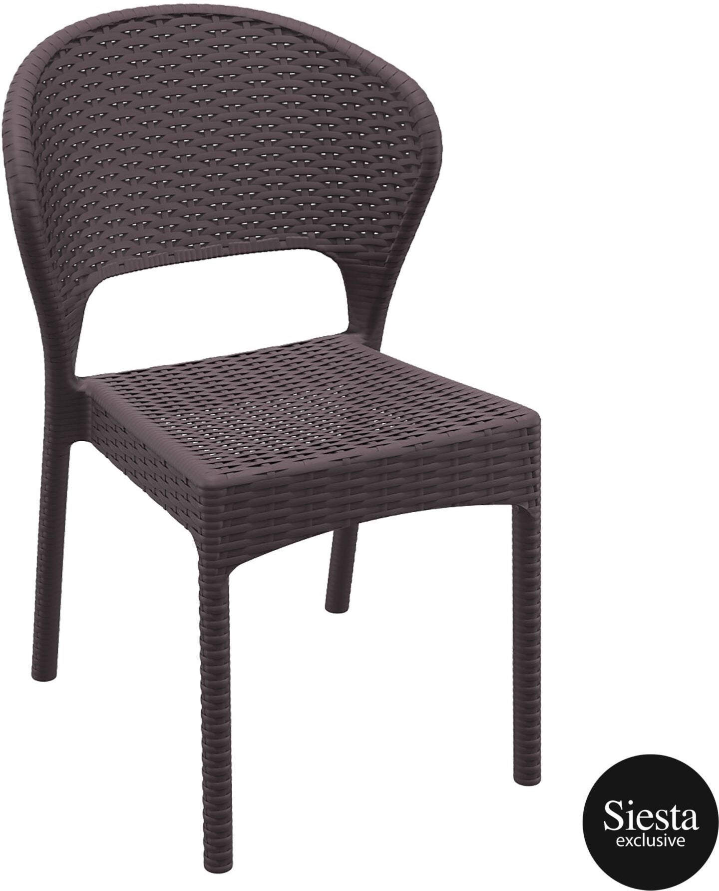 Tahiti 6 Seater Resin Rattan Dining Setting with Daytona Chair