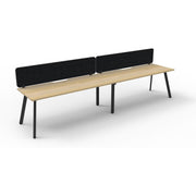 Eternity Single Sided Workstation with Eco Panel Screen - 2 Persons