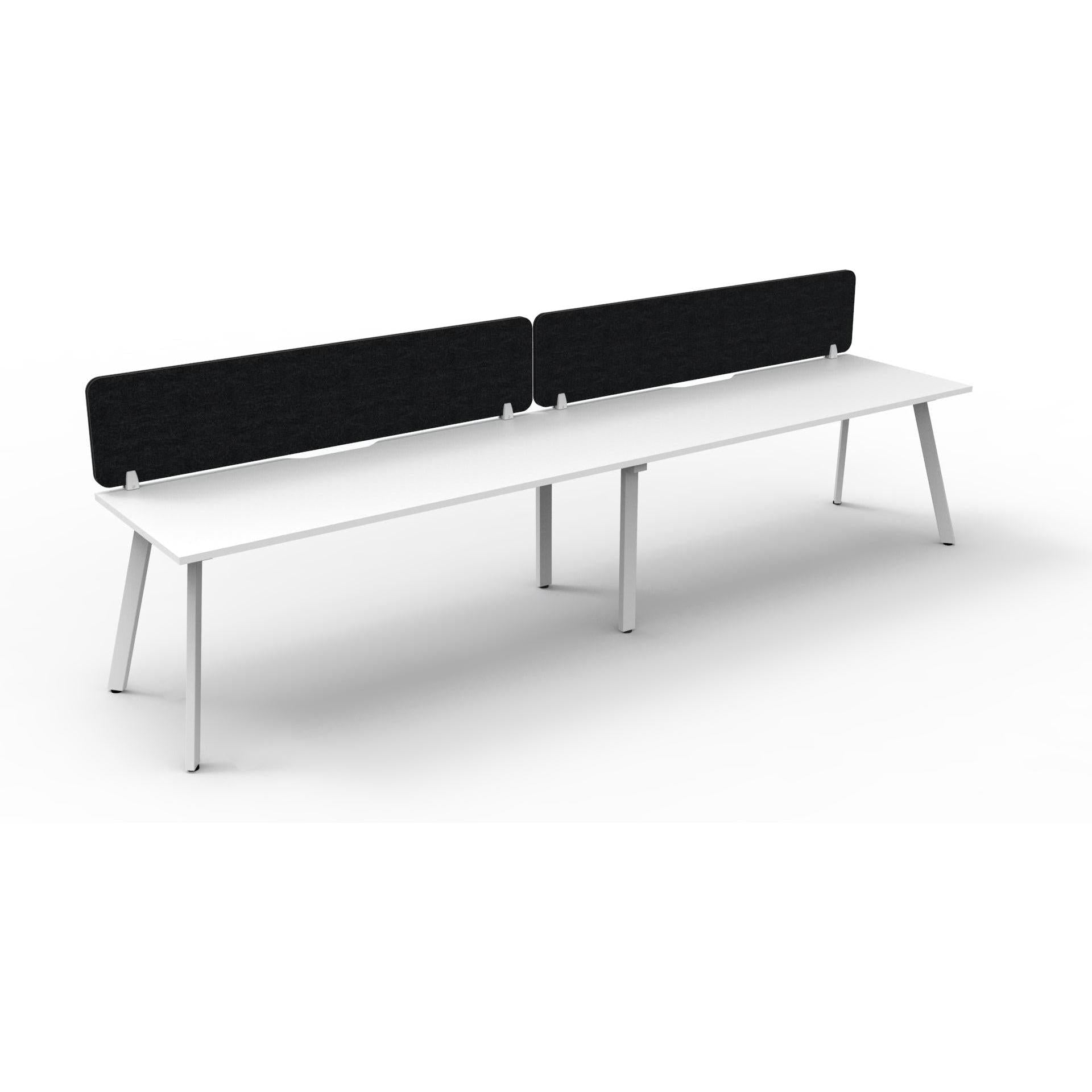 Eternity Single Sided Workstation with Eco Panel Screen - 2 Persons