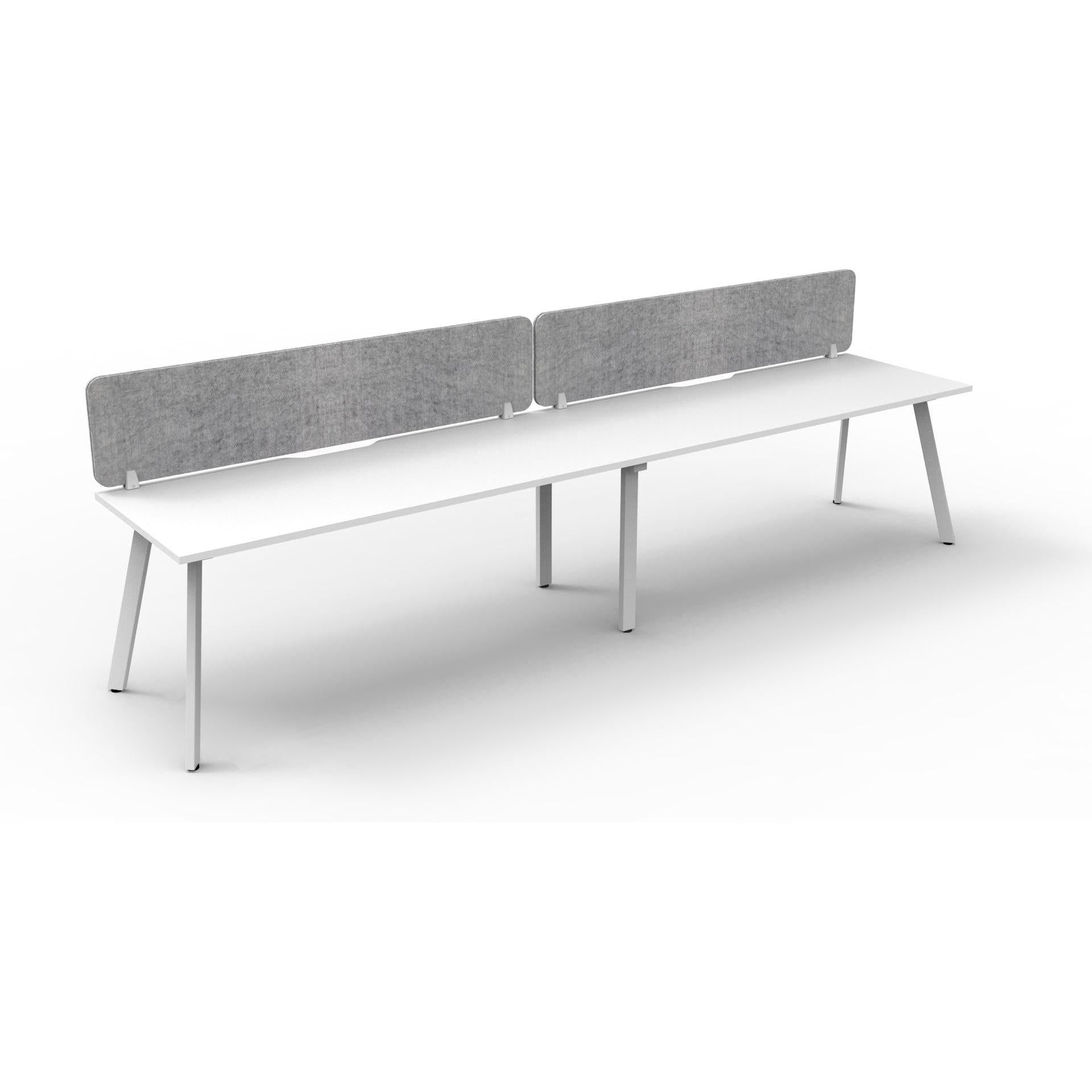 Eternity Single Sided Workstation with Eco Panel Screen - 2 Persons