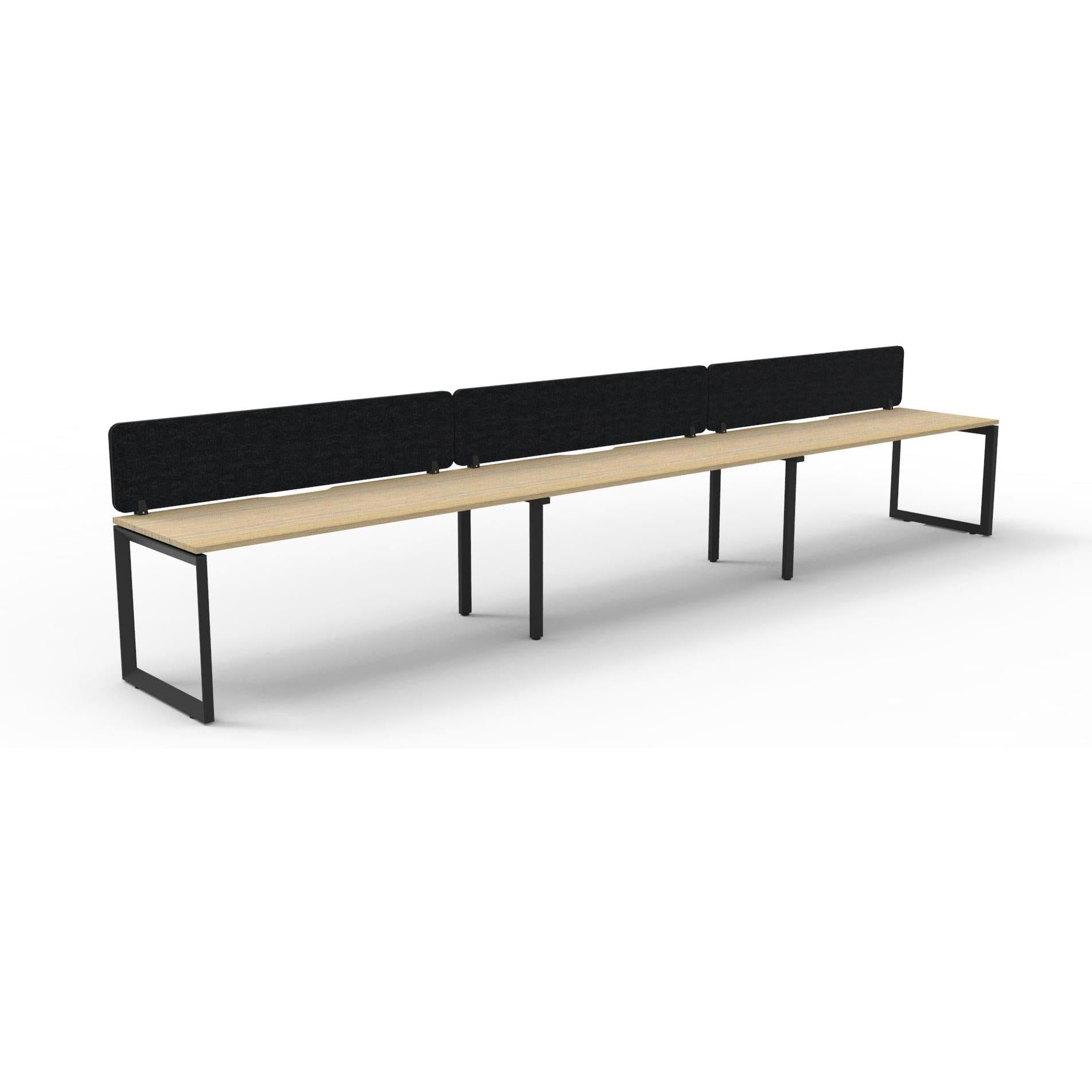Infinity Single Sided Loop Leg Workstation - 3 Persons