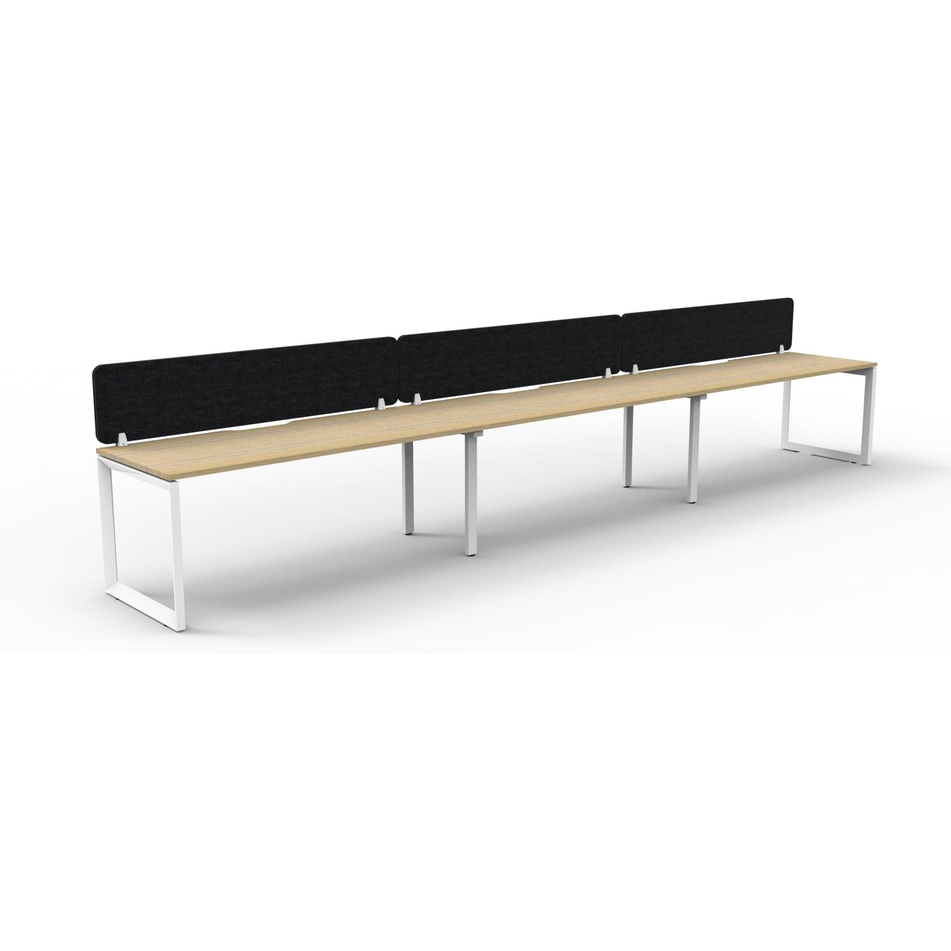Infinity Single Sided Loop Leg Workstation - 3 Persons