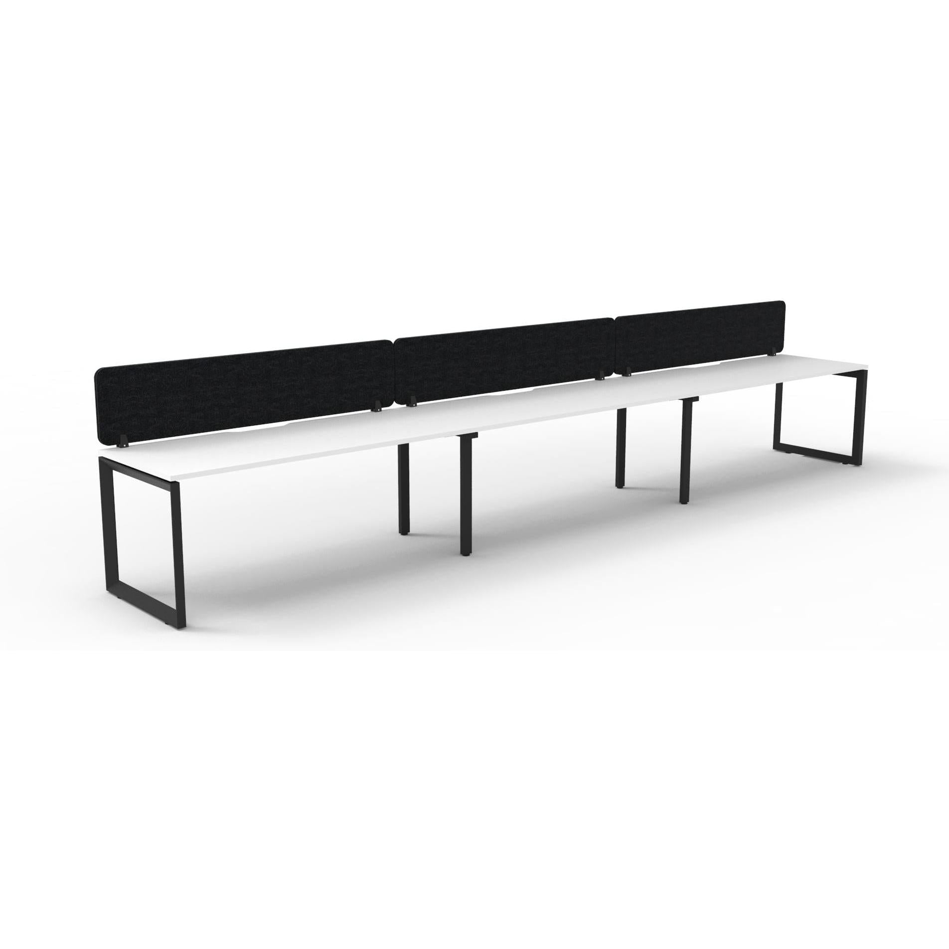 Infinity Single Sided Loop Leg Workstation - 3 Persons