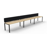 Infinity Single Sided Profile Leg Workstation - 3 Persons