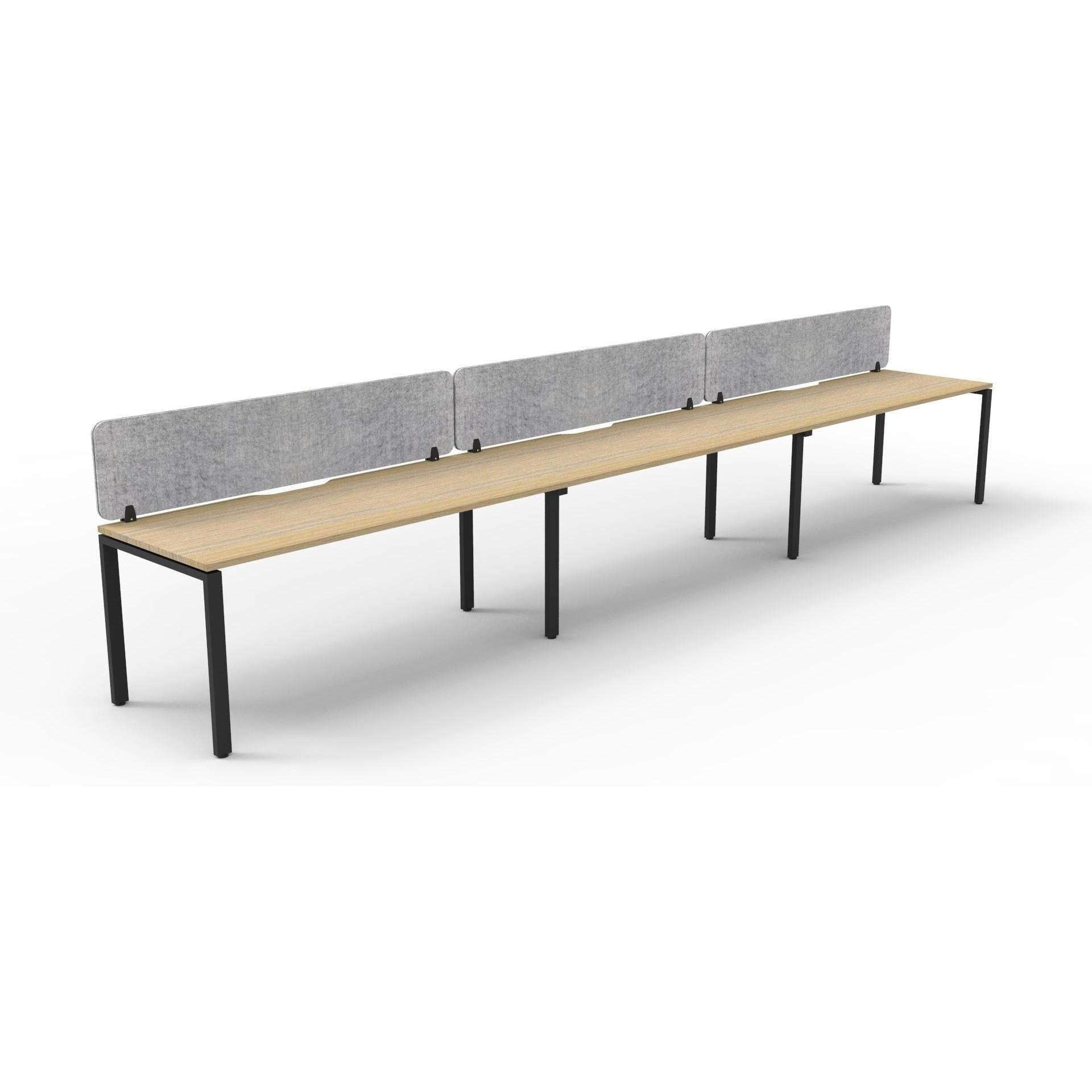 Infinity Single Sided Profile Leg Workstation - 3 Persons