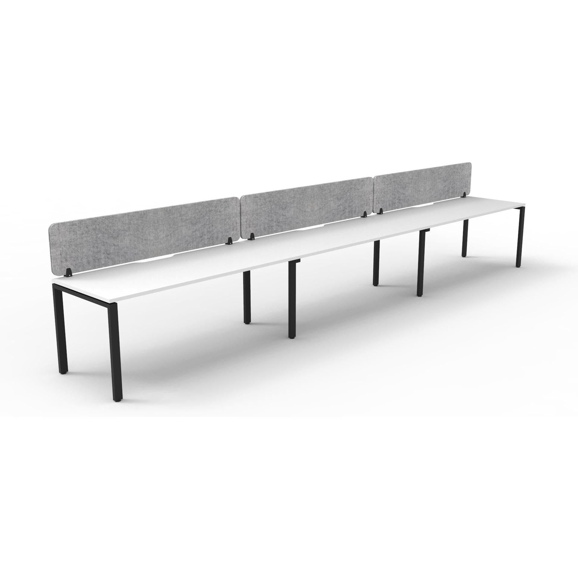 Infinity Single Sided Profile Leg Workstation - 3 Persons
