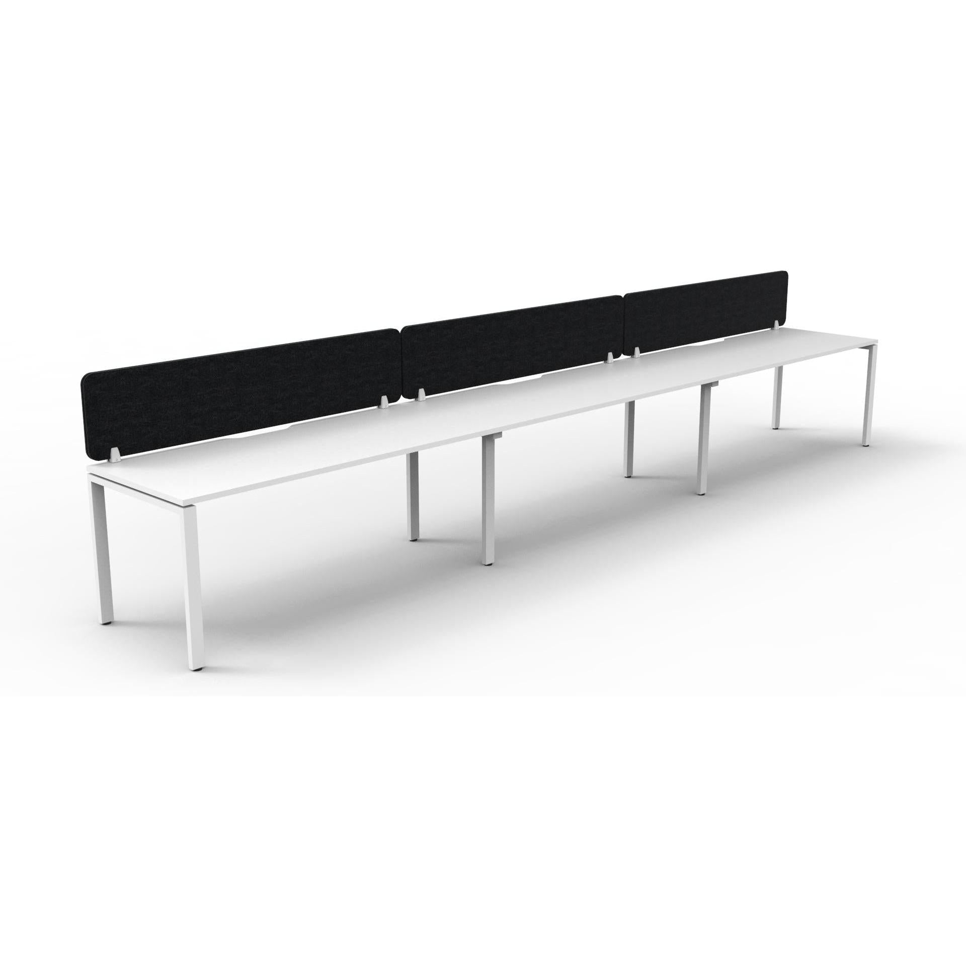 Infinity Single Sided Profile Leg Workstation - 3 Persons