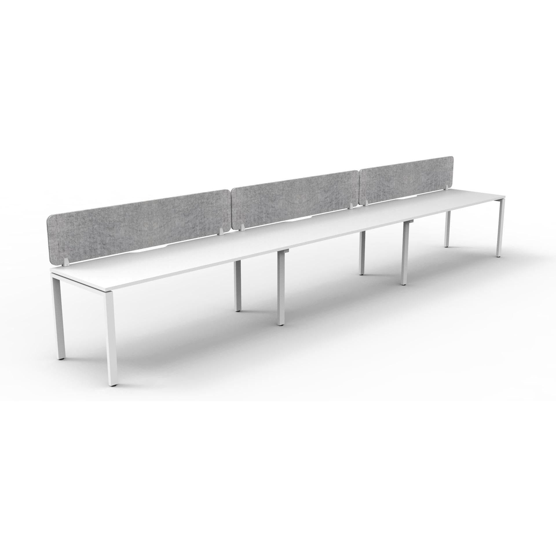 Infinity Single Sided Profile Leg Workstation - 3 Persons