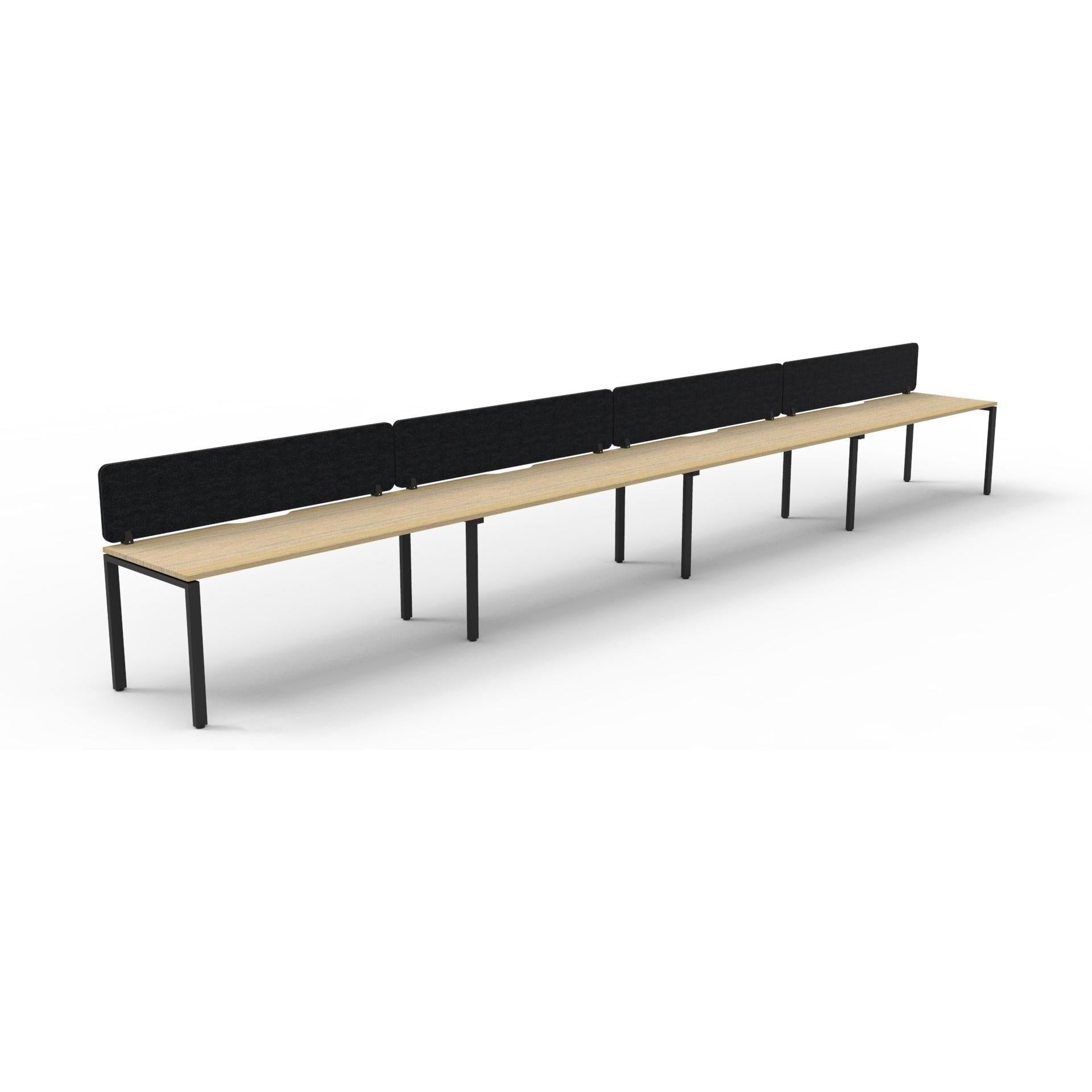 Infinity Single Sided Profile Leg Workstation - 4 Persons