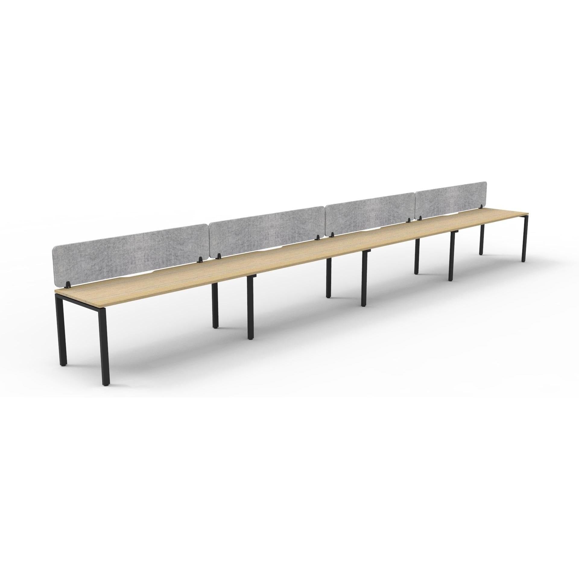 Infinity Single Sided Profile Leg Workstation - 4 Persons