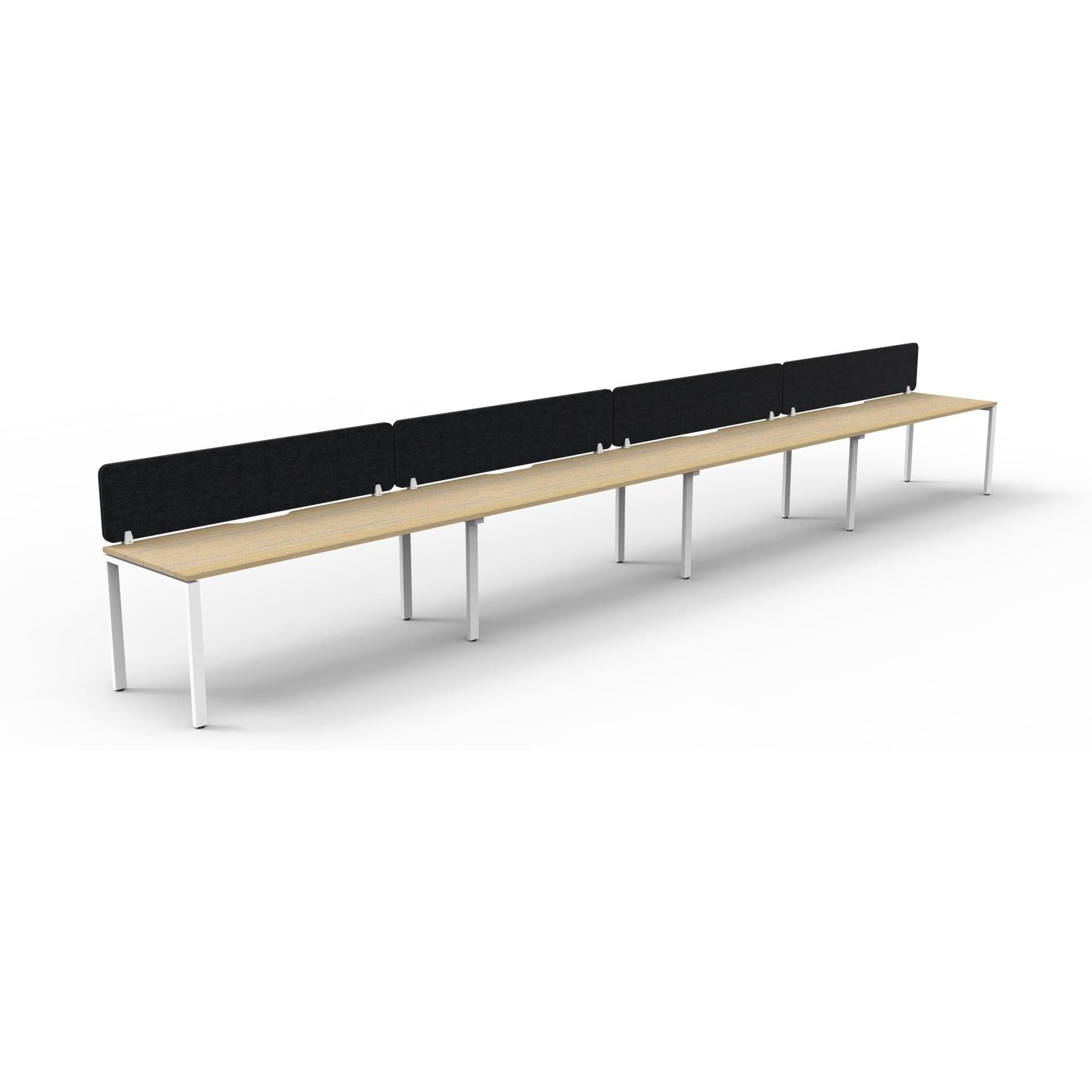 Infinity Single Sided Profile Leg Workstation - 4 Persons