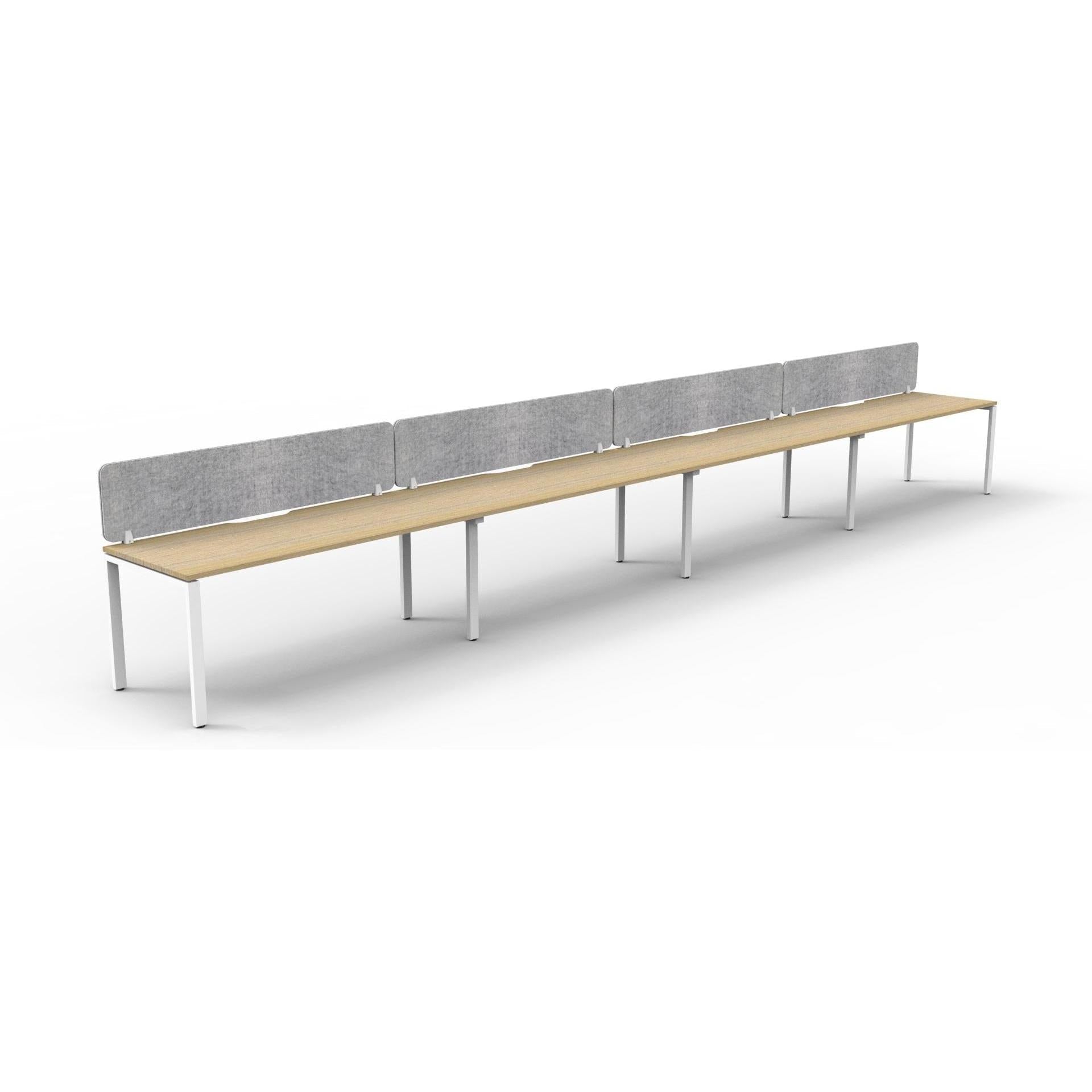 Infinity Single Sided Profile Leg Workstation - 4 Persons