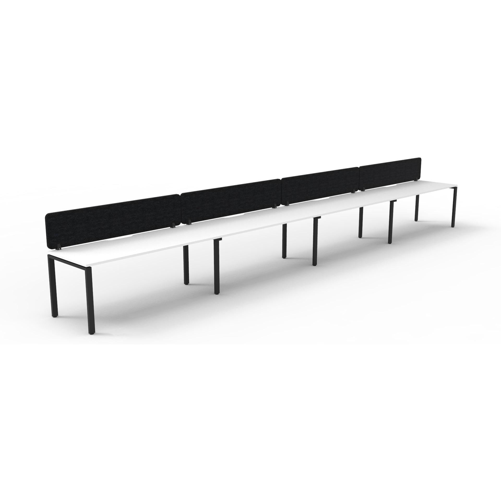 Infinity Single Sided Profile Leg Workstation - 4 Persons