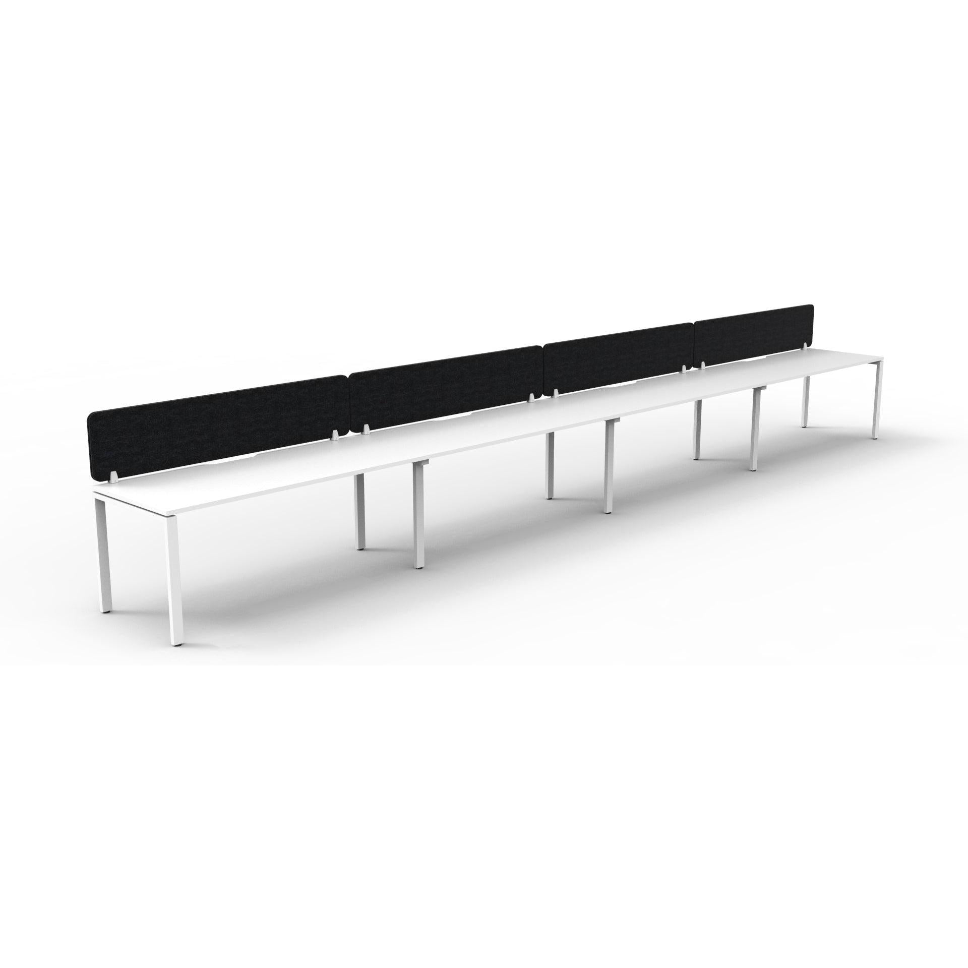 Infinity Single Sided Profile Leg Workstation - 4 Persons