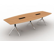 Virginia Walnut Potenza Boardroom Table - Large (3000mm x 1200mm)